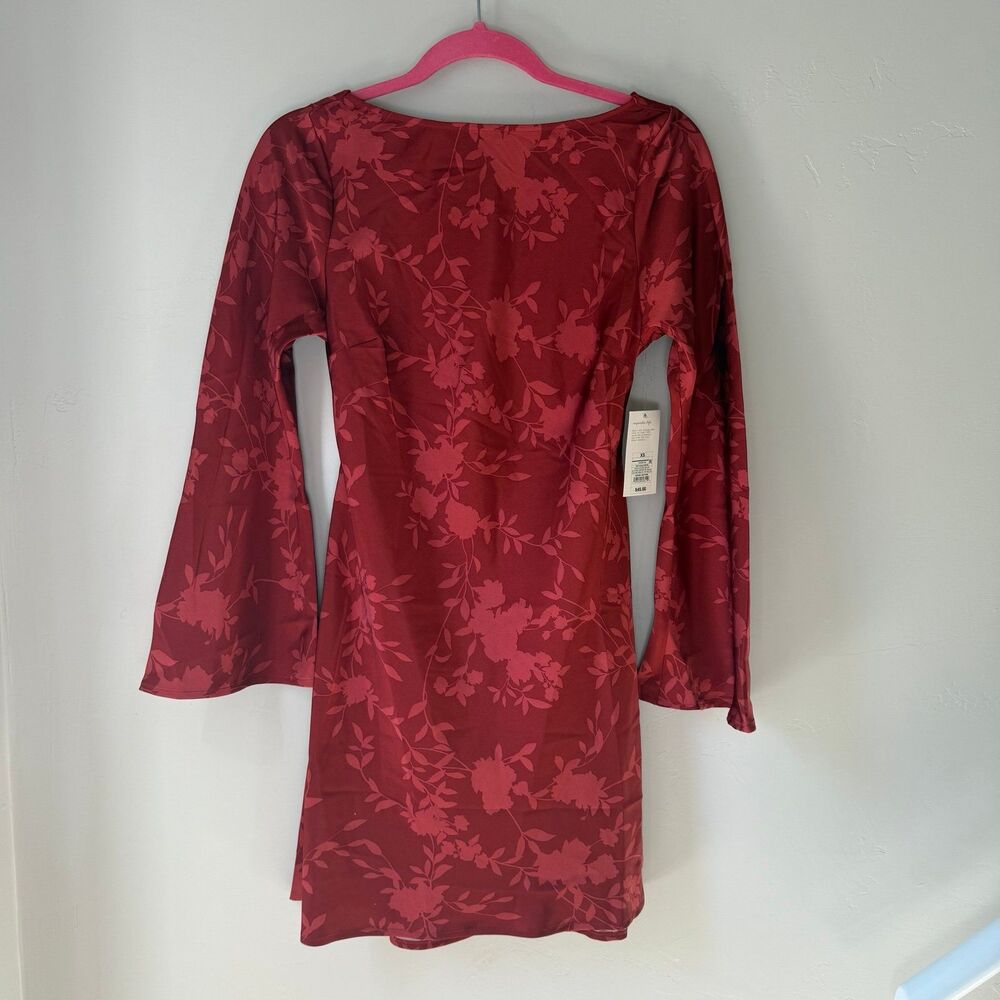 Red Floral Cutout Mini Dress | a new day